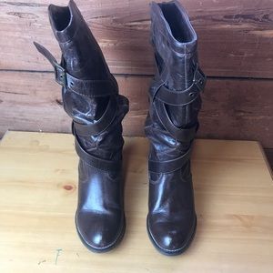 Branson leather women's boots size 9